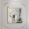 Large Square Wall Mirror Gold Edge Bedroom Hallway Living Room Decorative Mirror